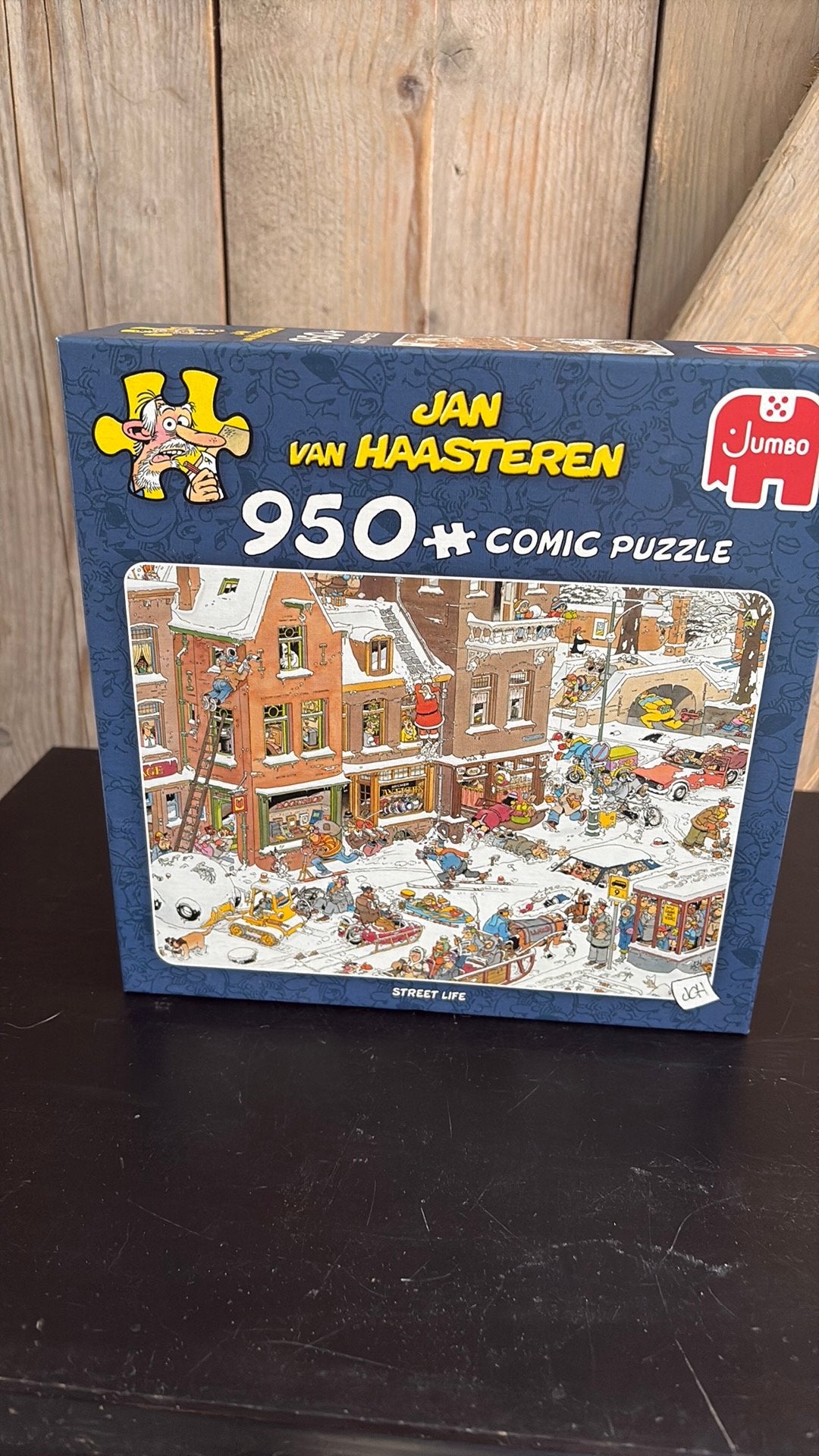 Street life jan van Haasteren, Hobby en Vrije tijd, Denksport en Puzzels, Ophalen of Verzenden, 500 t/m 1500 stukjes, Zo goed als nieuw