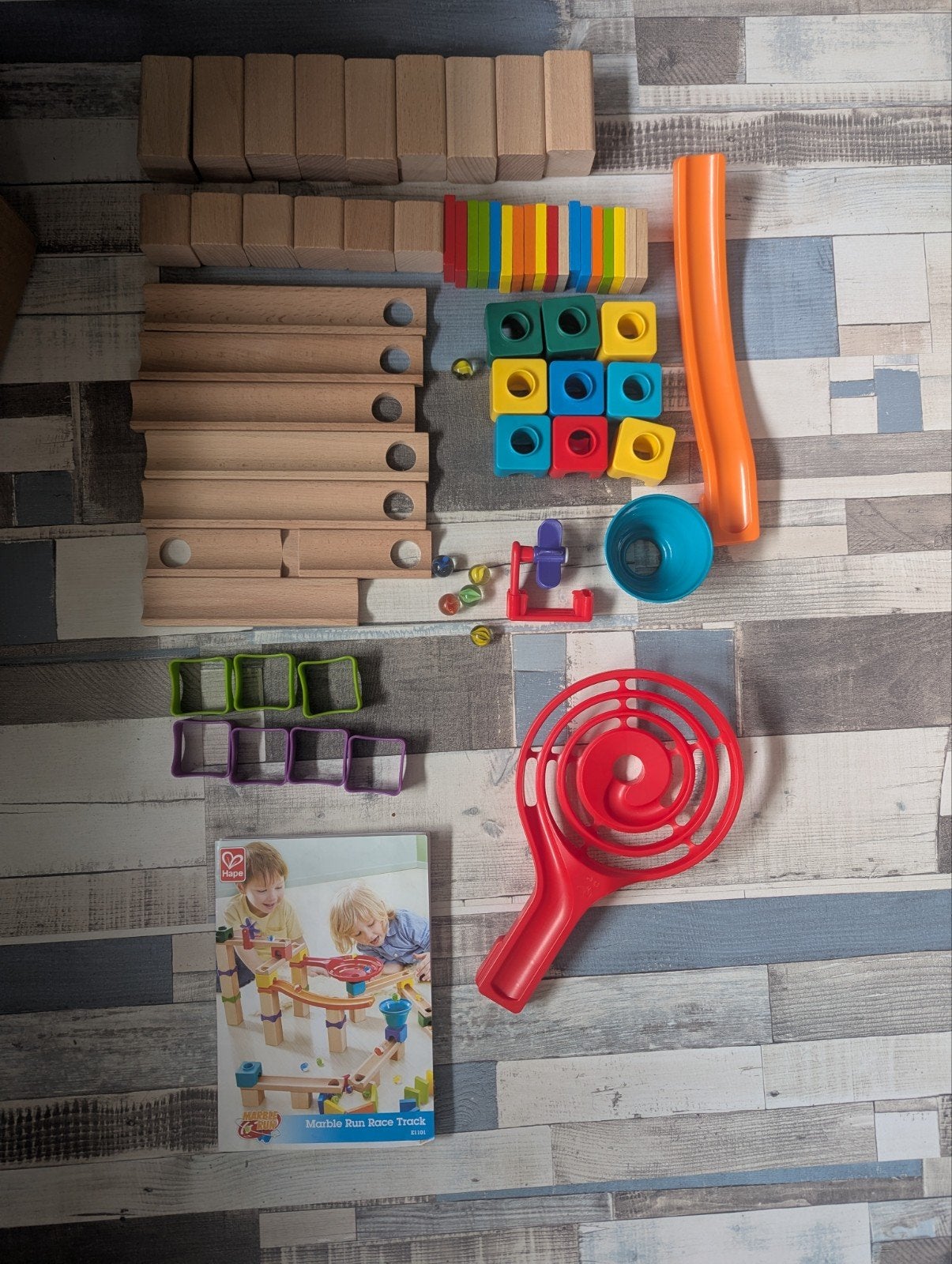 Hape marble run racetrack knikkerbaan, Kinderen en Baby's, Ophalen of Verzenden