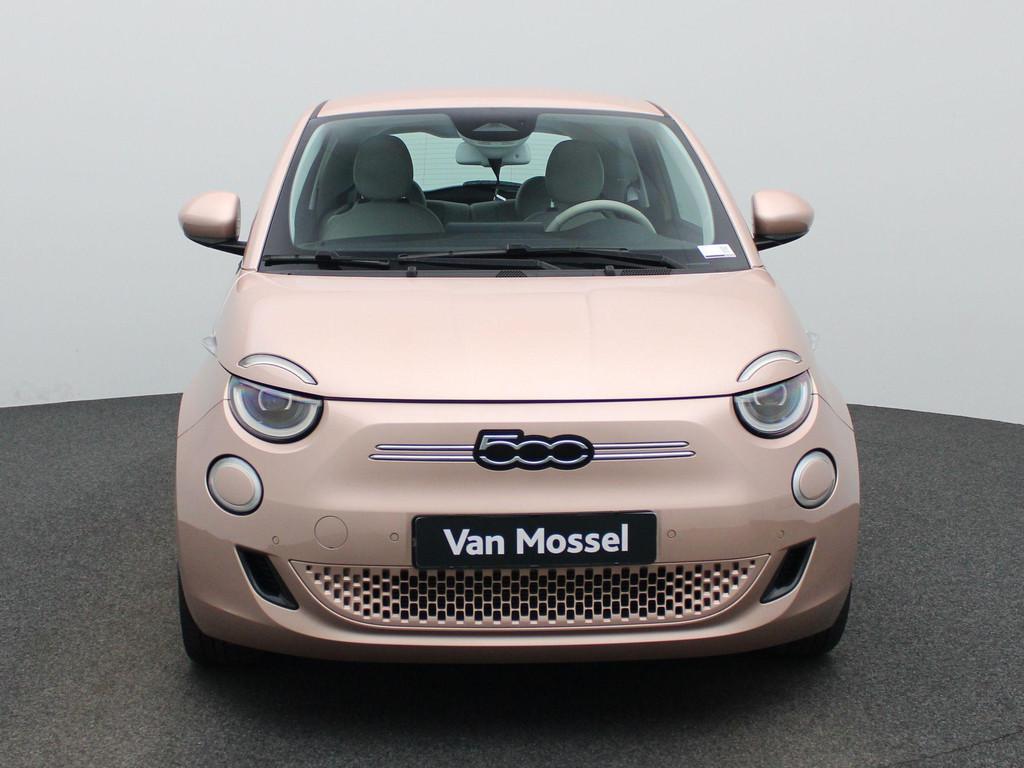 Fiat 500 500e 42 kWh La Prima 119PK | Adaptieve Cruise Contr, Auto's, Stof, Gebruikt, 118 pk, Overige kleuren