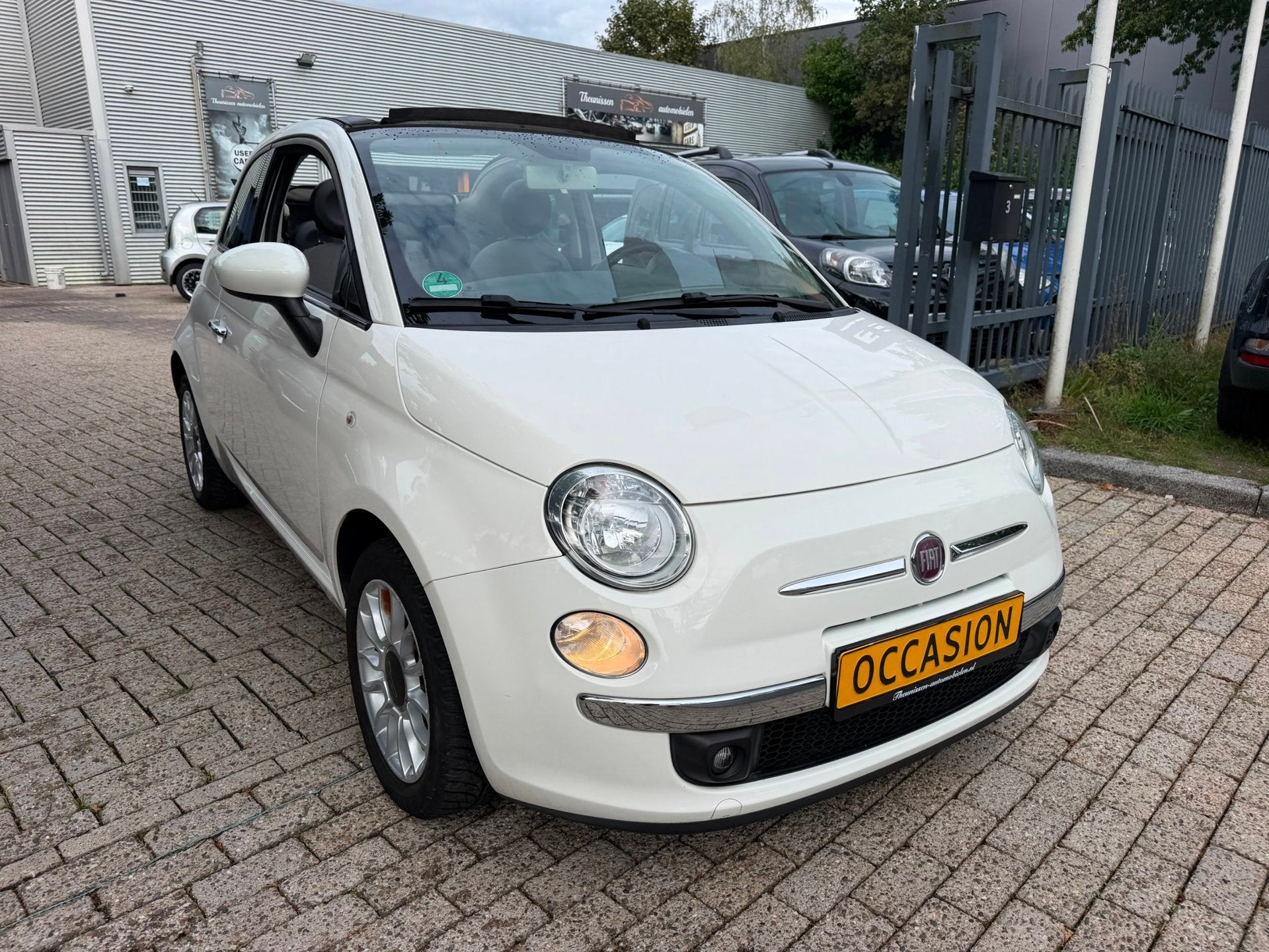 Fiat 500 C 1.2 Lounge 115.754 km, 1e eigenaar clima/airco, e, Auto's, Dealer onderhouden, Gebruikt, 4 cilinders, 4 stoelen