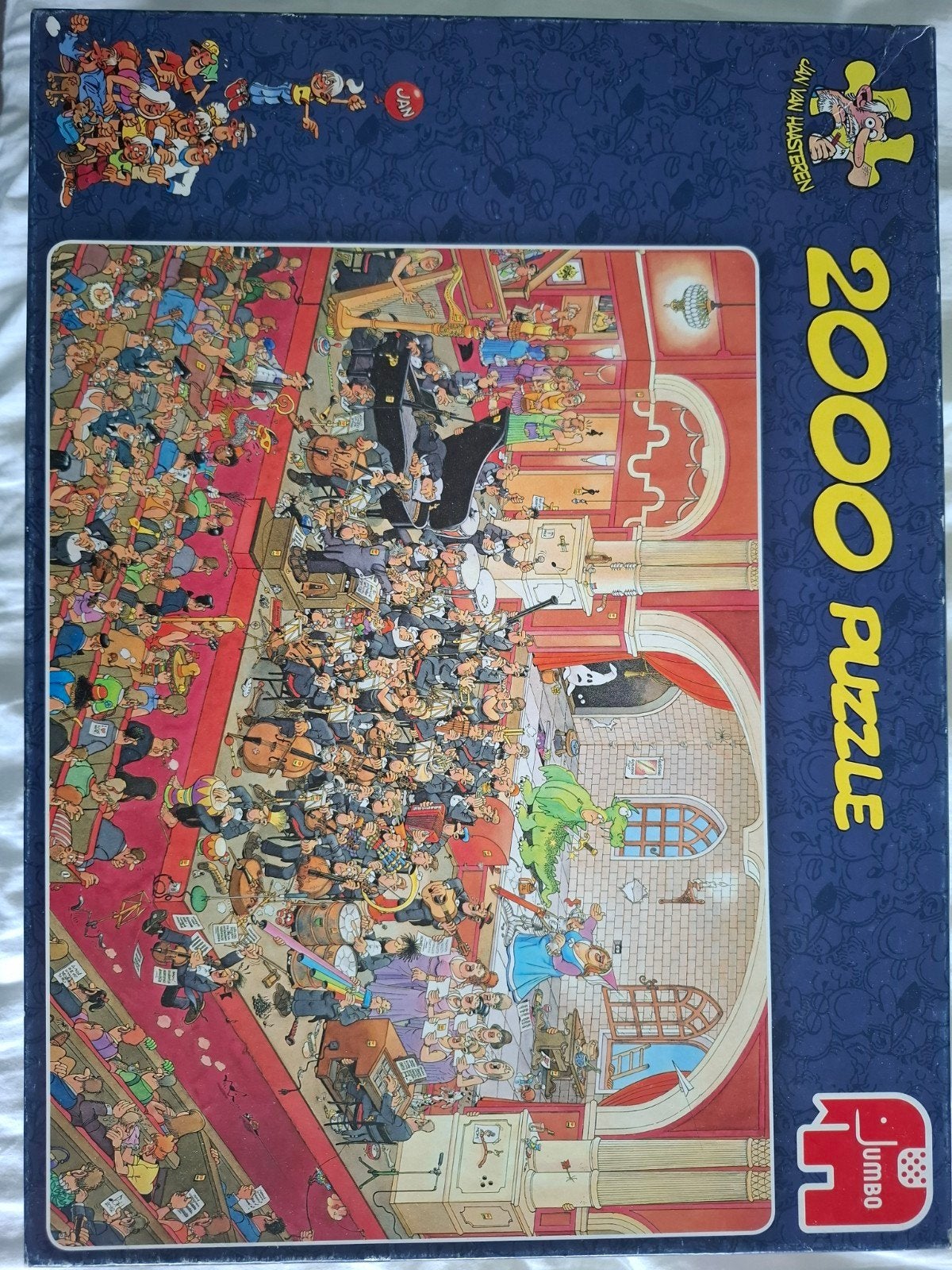 Jan van Haasteren Puzzel - De Opera (2000 stukjes), Ophalen of Verzenden, Meer dan 1500 stukjes, Zo goed als nieuw, Legpuzzel
