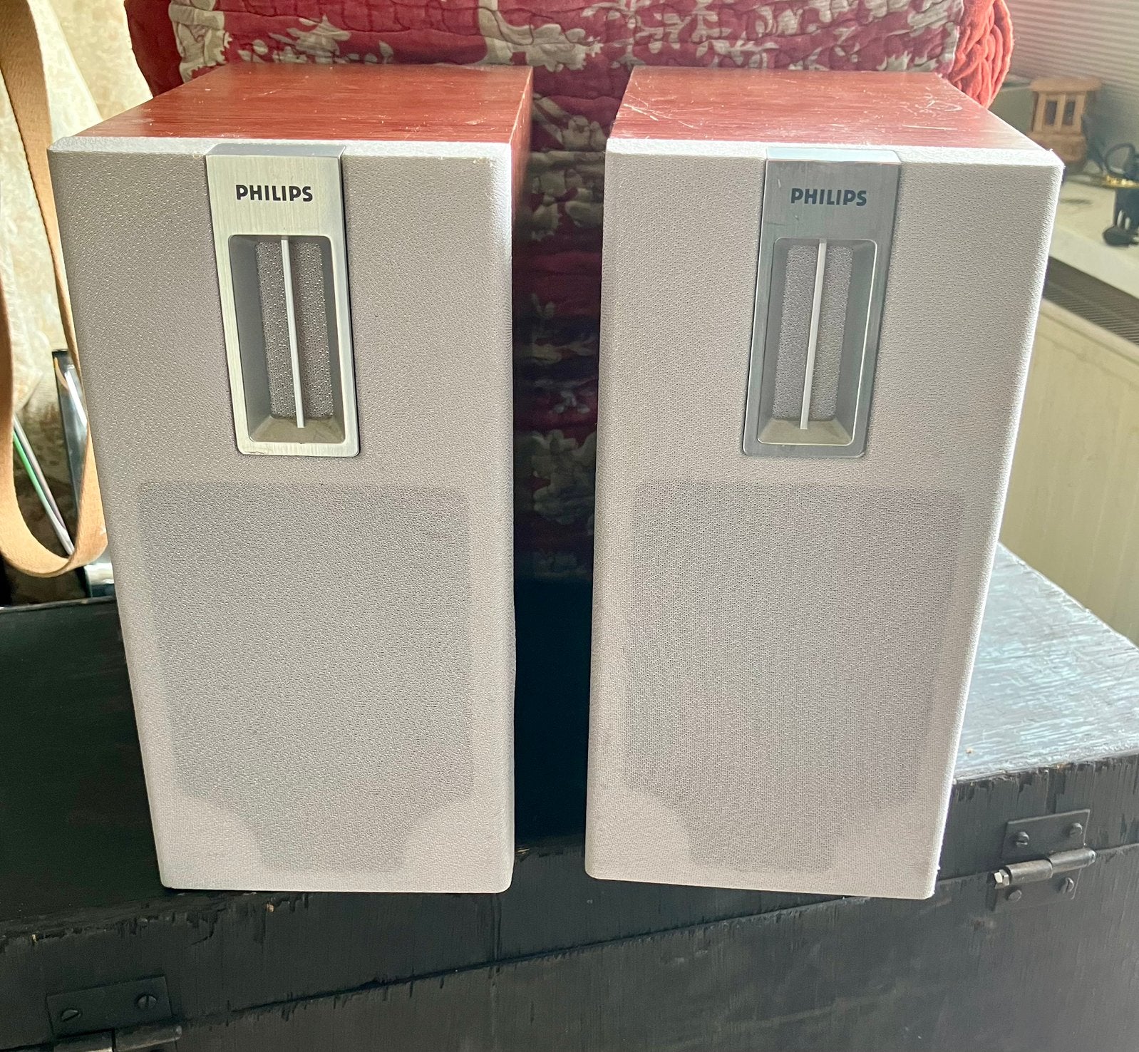 Philips MCD119 Speaker Systeem - 1 Paar, 4 Ohm, Philips, Gebruikt, Ophalen of Verzenden, Minder dan 60 watt