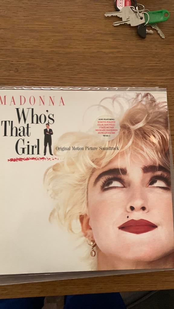 Madonna - who’s that girl, Cd's en Dvd's, Vinyl | Pop, Inclusief binnenhoes, Ophalen of Verzenden, Zo goed als nieuw, 12 inch