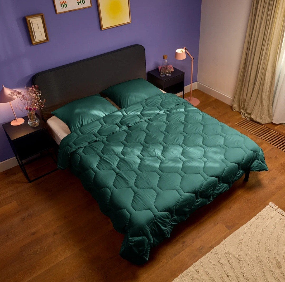 HappyBed Deep Jungle dekbed 140x220 met kussenslopen, Eenpersoons, Handelsonderneming arie willemse, Ophalen of Verzenden, Deken of Dekbed