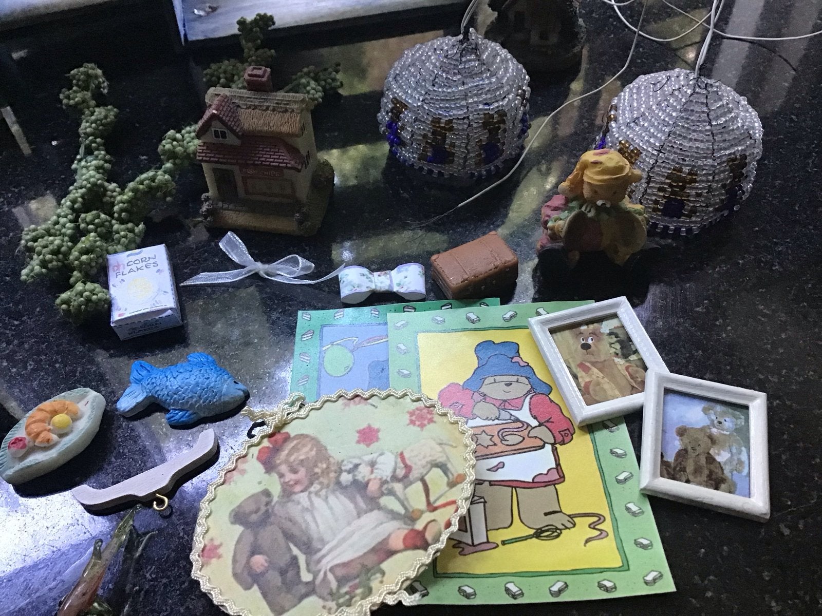 Diverse Poppenhuis Miniaturen - Alles voor 8 Euro, Ophalen of Verzenden, Gebruikt, Poppenhuis