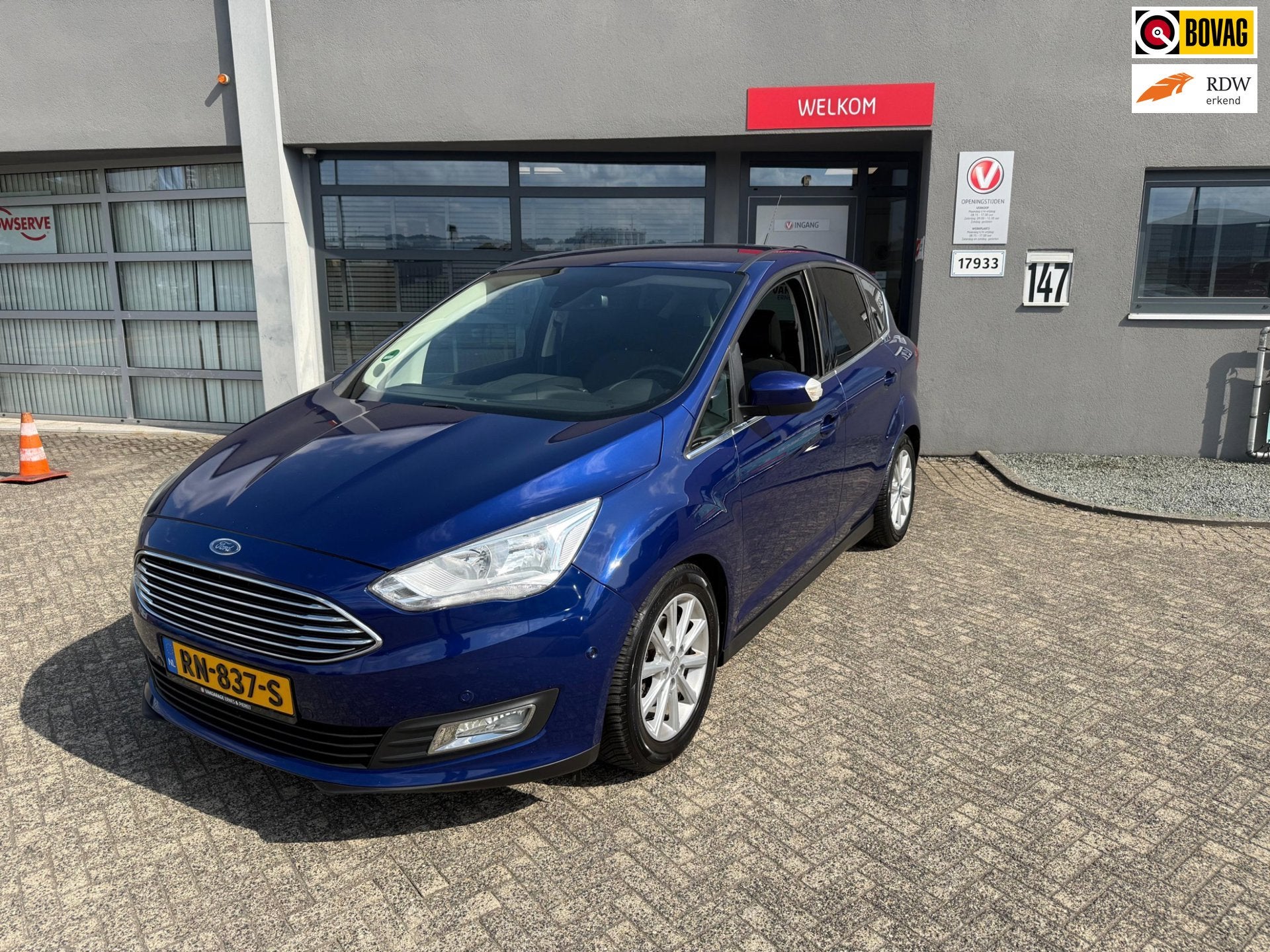 Ford C-Max 1.0 Titanium, Auto's, Voorwielaandrijving, 125 pk, Gebruikt, Euro 6