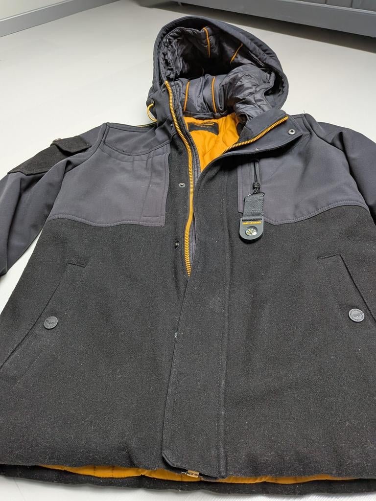 Pme legend maat s shell stof met wol, Kleding | Heren, Jassen | Winter, Zwart, Ophalen of Verzenden, Zo goed als nieuw, Pme Legend