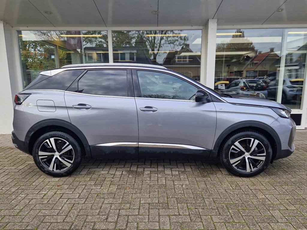 Peugeot 3008 1.2 Hybrid 145 GT | Climate & Cruise Control |, 145 pk, 1199 cc, Leder en Stof, Bedrijf