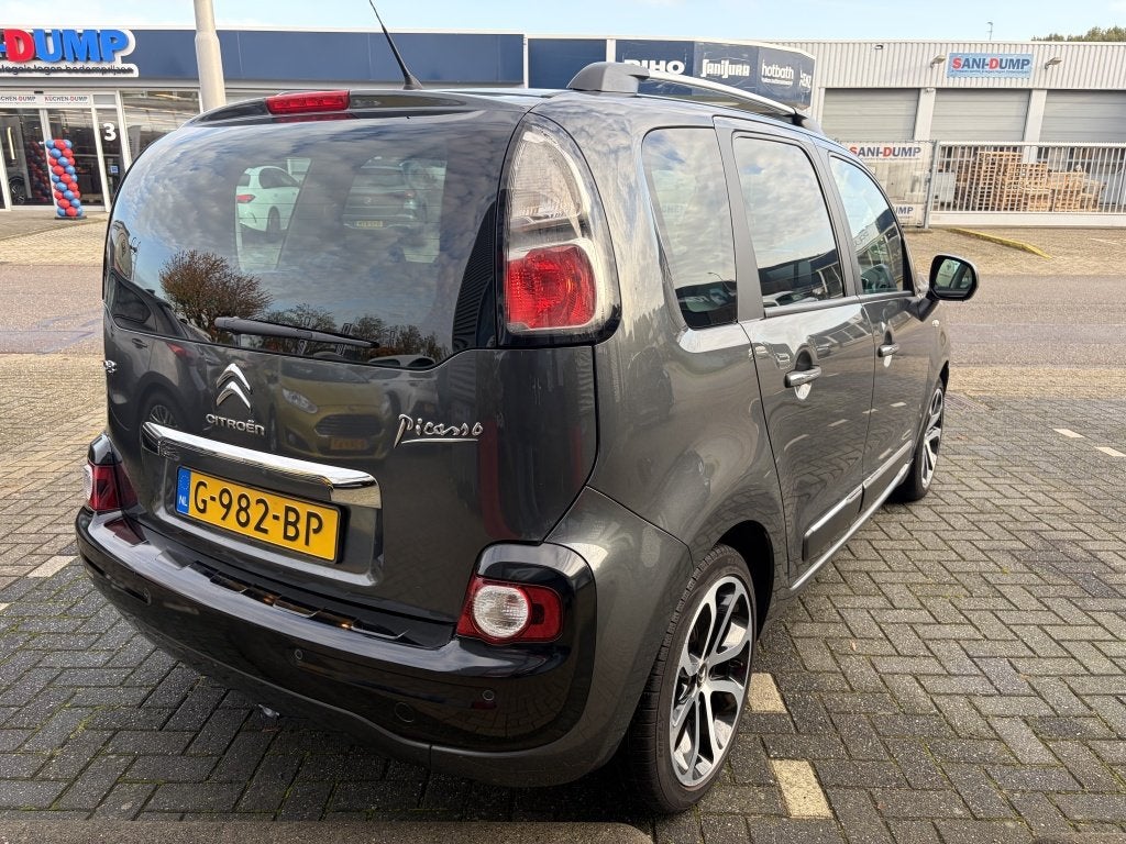 Citroen C3 Picasso VTi 120 Exclusive, Auto's, Euro 5, Stof, Gebruikt, Zwart