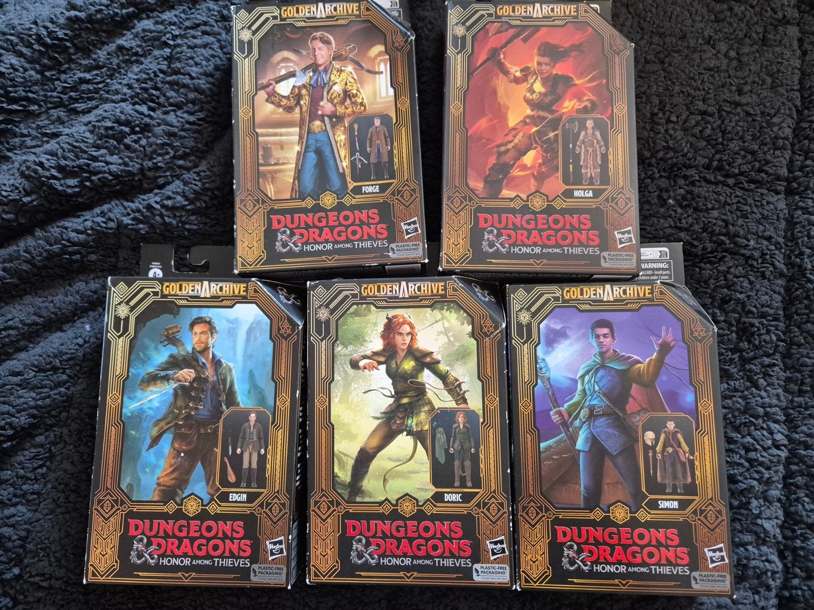 Dungeons & Dragons Golden Archive Actiefiguren Set, Ophalen of Verzenden, Nieuw
