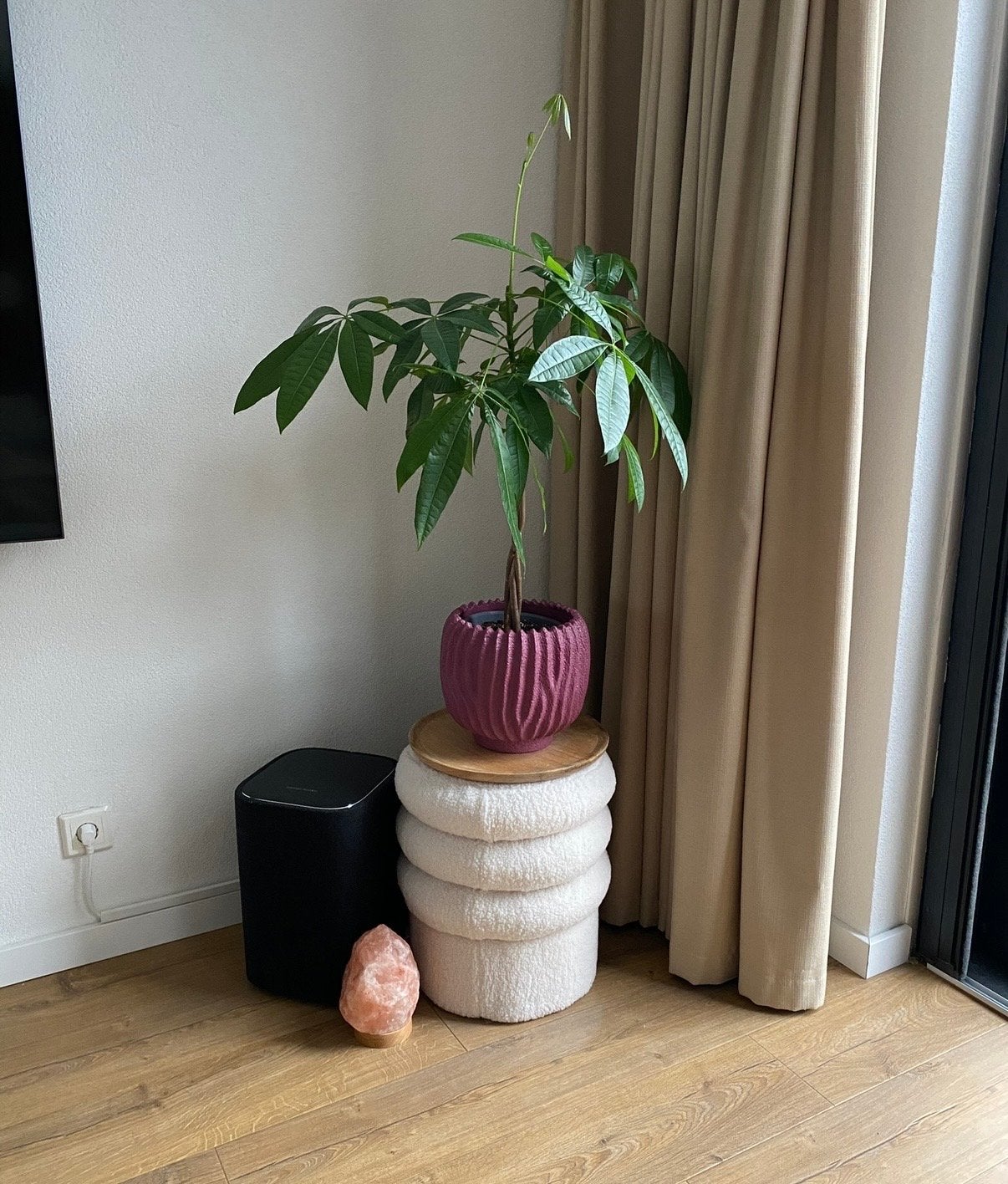 Teddy Bijzettafel, 45 tot 60 cm, Overige materialen, Minder dan 55 cm, Rond