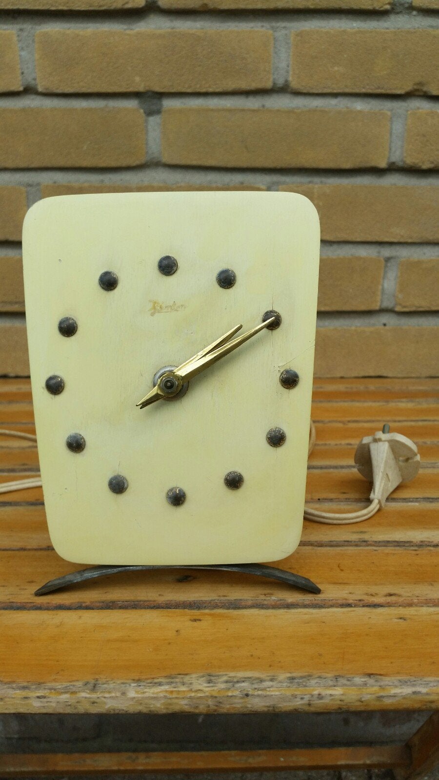 Vintage Mid Century designklok van Jacob Palmtag, Ophalen of Verzenden