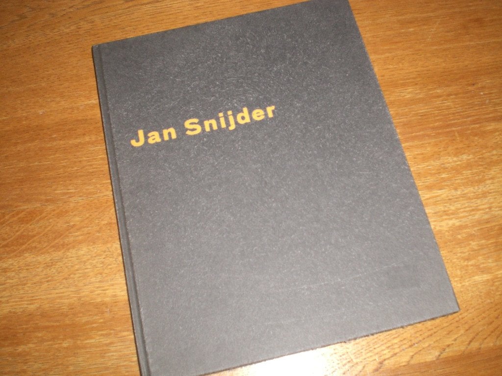 boek over de kunstenaar Jan Snijder, Ophalen of Verzenden, Zo goed als nieuw