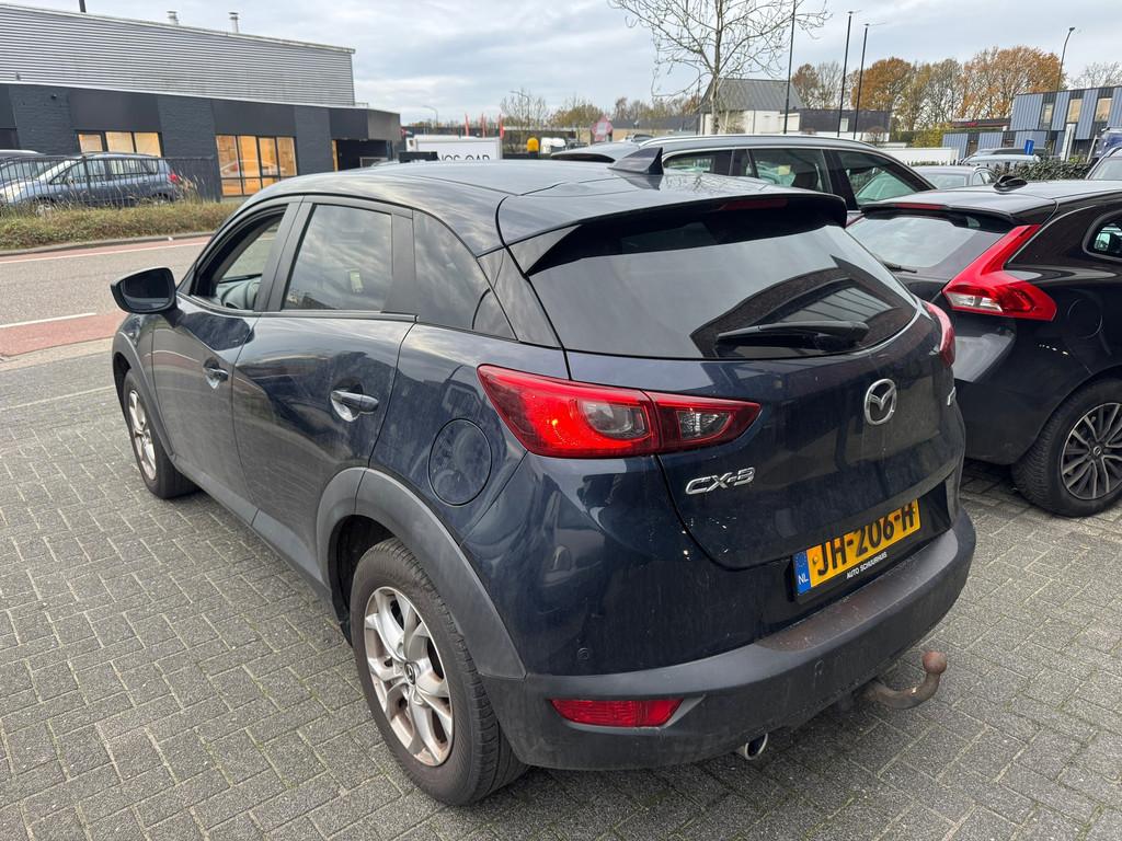 Mazda CX-3 1.5 SkyActiv-D 105 SkyLease+ NAVI PDC TREKHAAK, Auto's, Voorwielaandrijving, Euro 6, 4 cilinders, Blauw