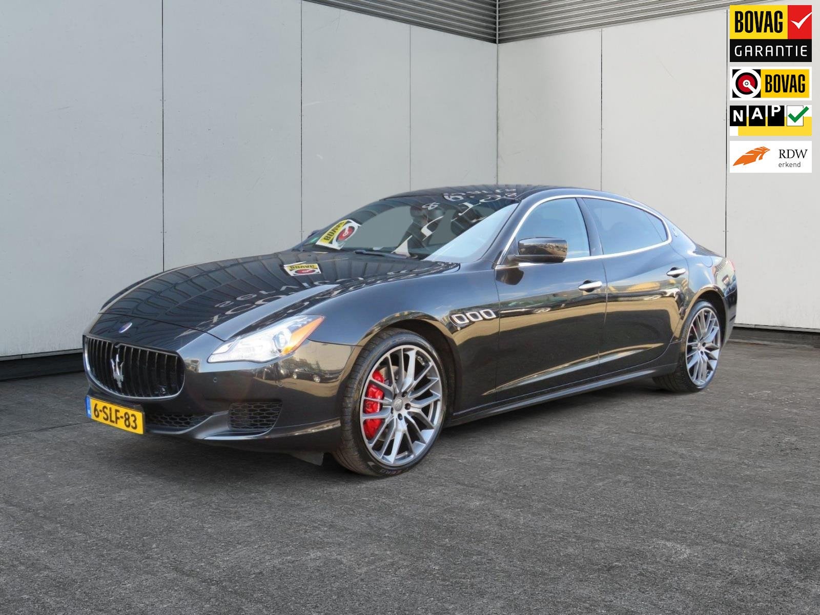 Maserati Quattroporte 3.0 S Q4, Auto's, Euro 5, Gebruikt, Zwart, Vierwielaandrijving