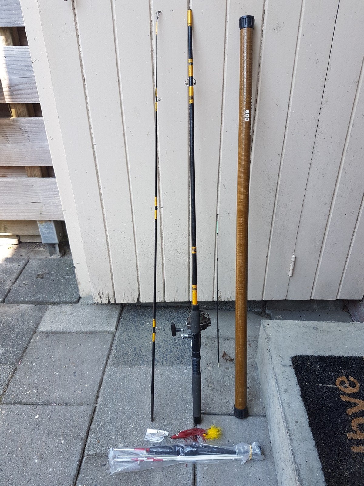 Werphengel Telescoophengel 6 meter, Ophalen of Verzenden, Gebruikt, Werphengel