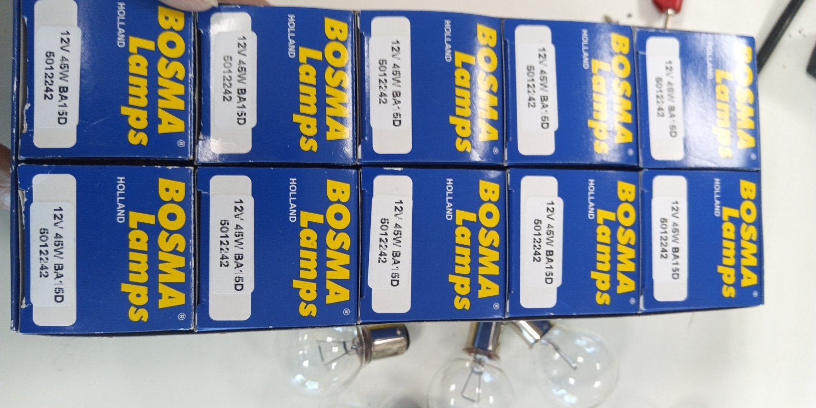 Bosma 12V 45W BA15D lampen - Nieuw in doos, Ophalen of Verzenden, Nieuw, Universele onderdelen