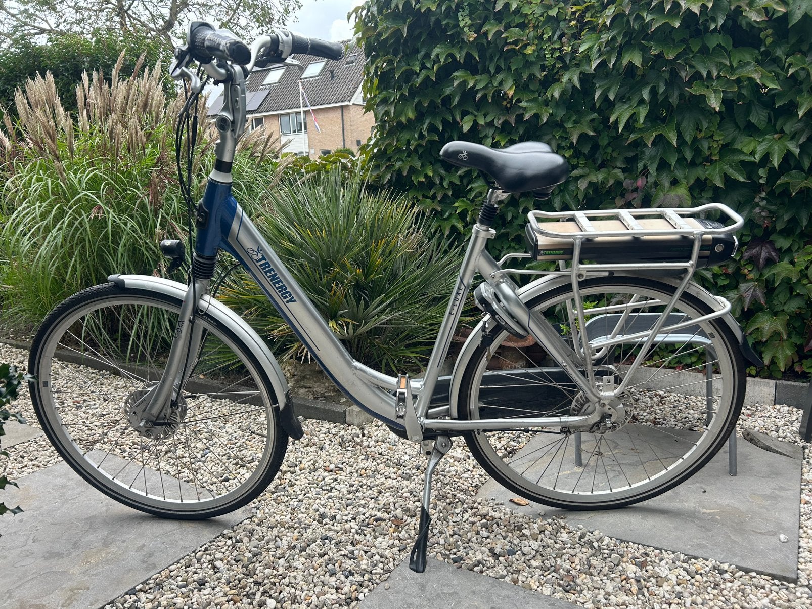 Elektrische damesfiets Trenergy, Gebruikt, 51 tot 55 cm, 50 km per accu of meer, Ophalen