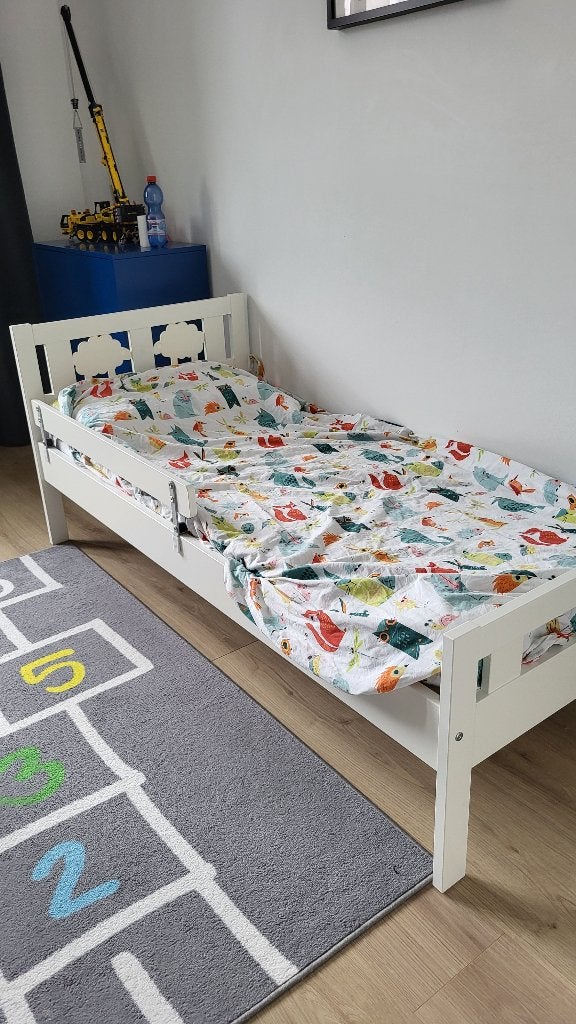 IKEA Kritter peuterbed 70x160 cm met lattenbodem en zijsteun, Kinderen en Baby's, Kinderkamer | Bedden, Ophalen, Gebruikt, 70 tot 85 cm