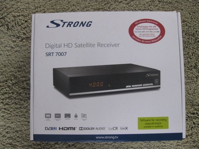 STRONG SRT 7007 DVB-S2 HD FTA (Free To Air), Audio, Tv en Foto, Decoders en Harddiskrecorders, Zo goed als nieuw, Decoder, Ophalen