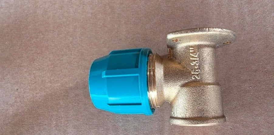 2x Sanivesk Tyleen Muurplaat 25mm x 3/4"F - Ongebruikt, Overige materialen, Verzenden, Overige typen, Nieuw