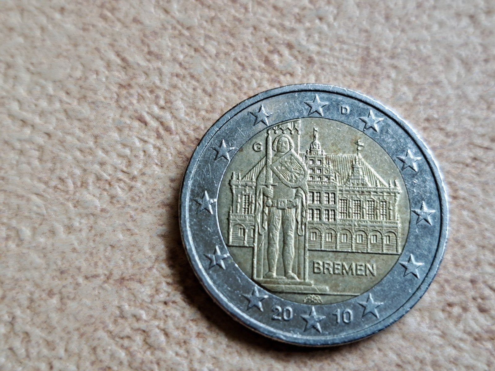 2 euro cc Duitsland Bremen 2010, Postzegels en Munten, Ophalen of Verzenden, Duitsland, 2 euro