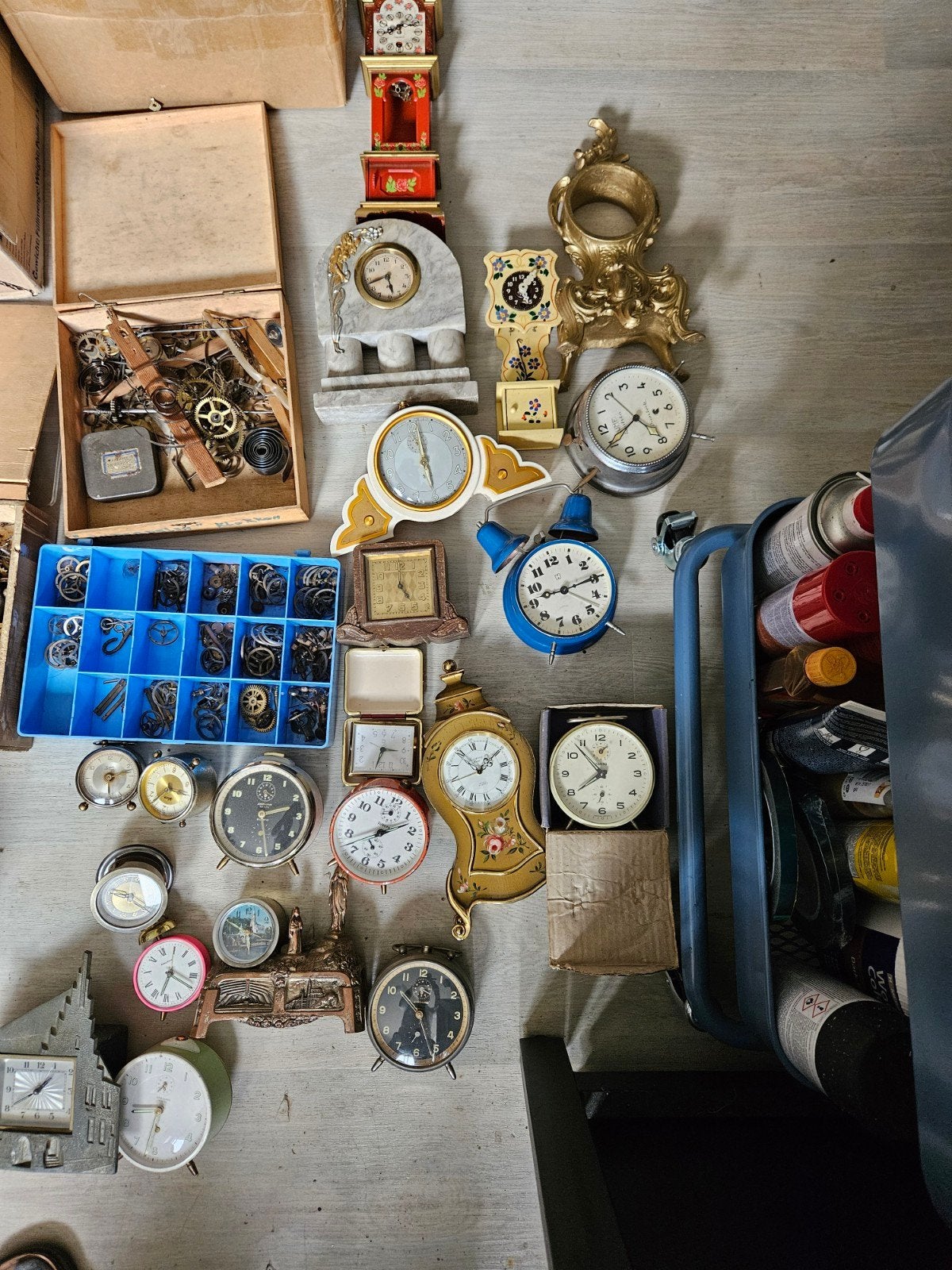 wekkers en wekker onderdelen, Ophalen of Verzenden