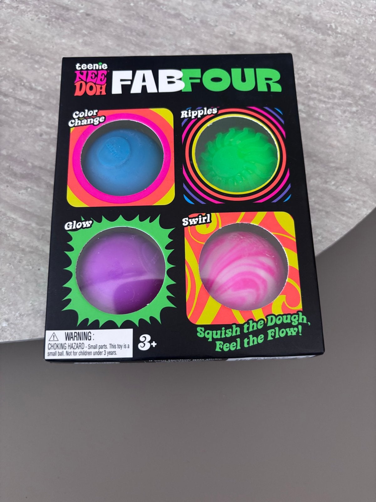 Teenie NeeDoh Fab Four - Stressballen Set, Ophalen of Verzenden, Nieuw, Jongen of Meisje