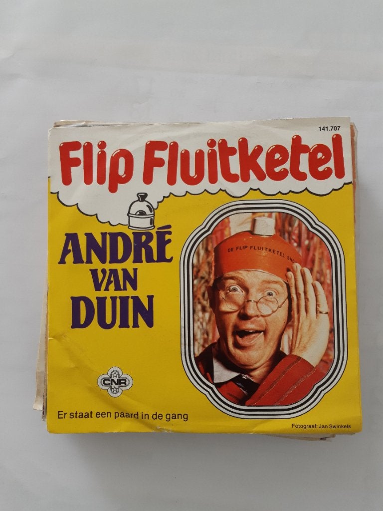 André van Duin  , Flip fluitketel  , single, Cd's en Dvd's, Vinyl Singles, Ophalen of Verzenden, Gebruikt, Nederlandstalig