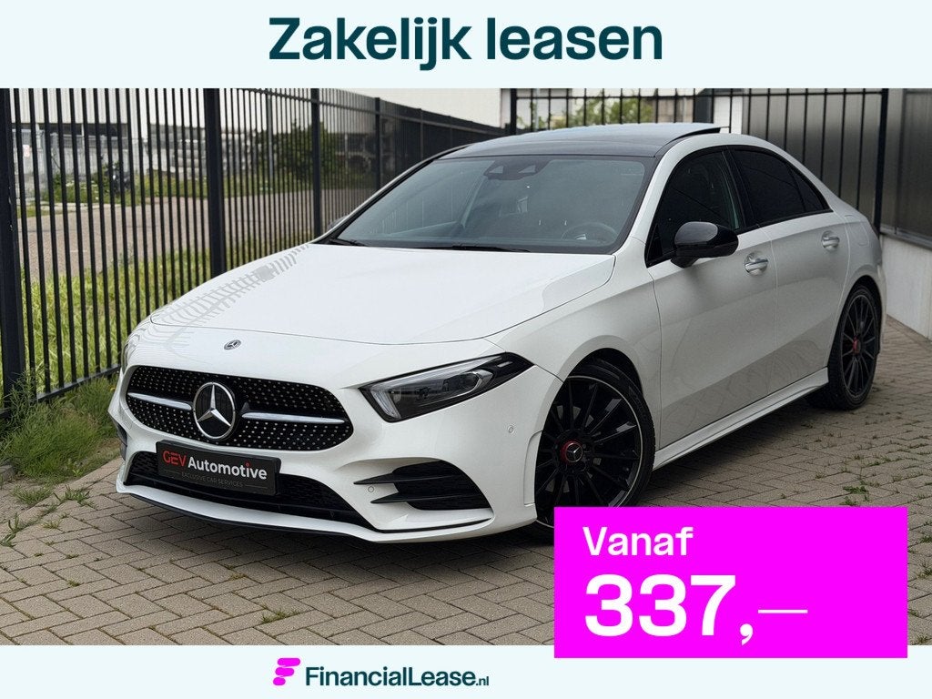Mercedes-Benz A-klasse 200 AMG Night Pano Ambient Burmeister, Automatische klimaatregeling, Gebruikt, Euro 6, 4 cilinders