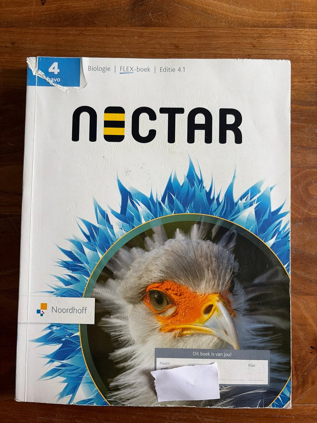 9789001010782 Nectar Biologie FLEX-boek 4 HAVO - Editie 4.1, Boeken, Ophalen of Verzenden, Gelezen, HAVO, Biologie