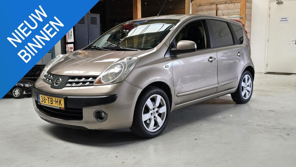 Nissan Note 1.4 First Note, Voorwielaandrijving, Stof, 4 cilinders, Bruin