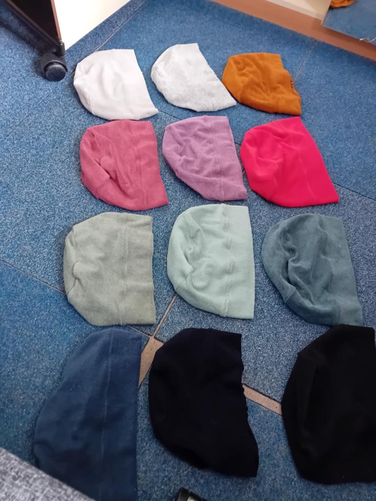 Chemo Badstof Nachtmutsjes, Kleding | Dames, Mutsen, Sjaals en Handschoenen, Ophalen of Verzenden, Zo goed als nieuw, Muts
