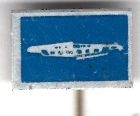 Humber blauw op aluminium auto speldje ( B_152), Ophalen of Verzenden, Zo goed als nieuw, Transport, Speldje of Pin