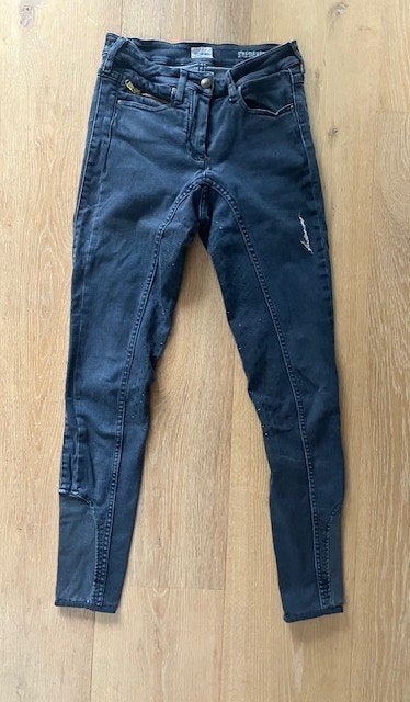Mooie jeans rijbroek Kudamono Maat 28, Dieren en Toebehoren, Paardrijkleding, Overige merken, Onderkleding, Zo goed als nieuw