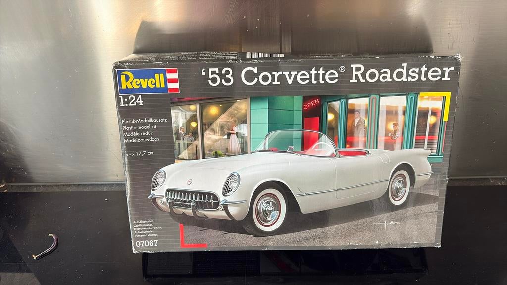 Revell corvette roadster (alleen afhalen), Ophalen, Auto, Revell, Groter dan 1:32