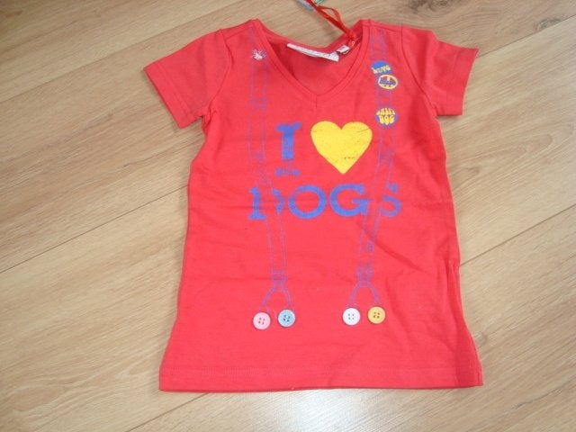 Salty Dog - Gaaf nieuw rood shirtje - 98, Meisje, Nieuw, Ophalen of Verzenden, Shirt of Longsleeve