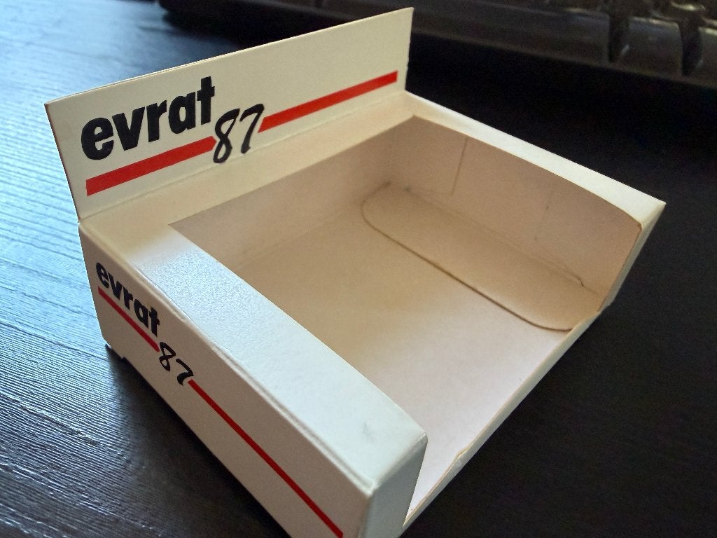 EVRAT  87 lege doos, Hobby en Vrije tijd, Ophalen of Verzenden, Nieuw, Auto, Overige merken