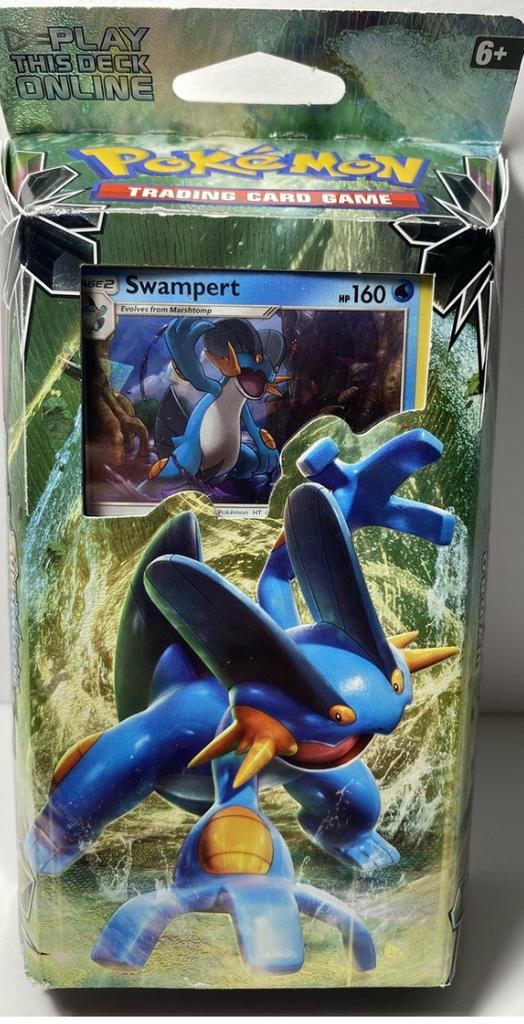 Celestial storm swampert theme deck, Hobby en Vrije tijd, Verzamelkaartspellen | Pokémon, Ophalen of Verzenden, Zo goed als nieuw