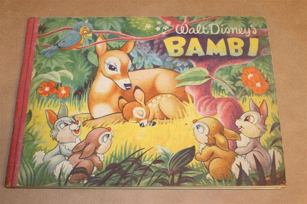 Walt Disney\'s Bambi — Vintage Plaatjesalbum Compleet 1952, Gebruikt, -, Beeldje of Figuurtje, -
