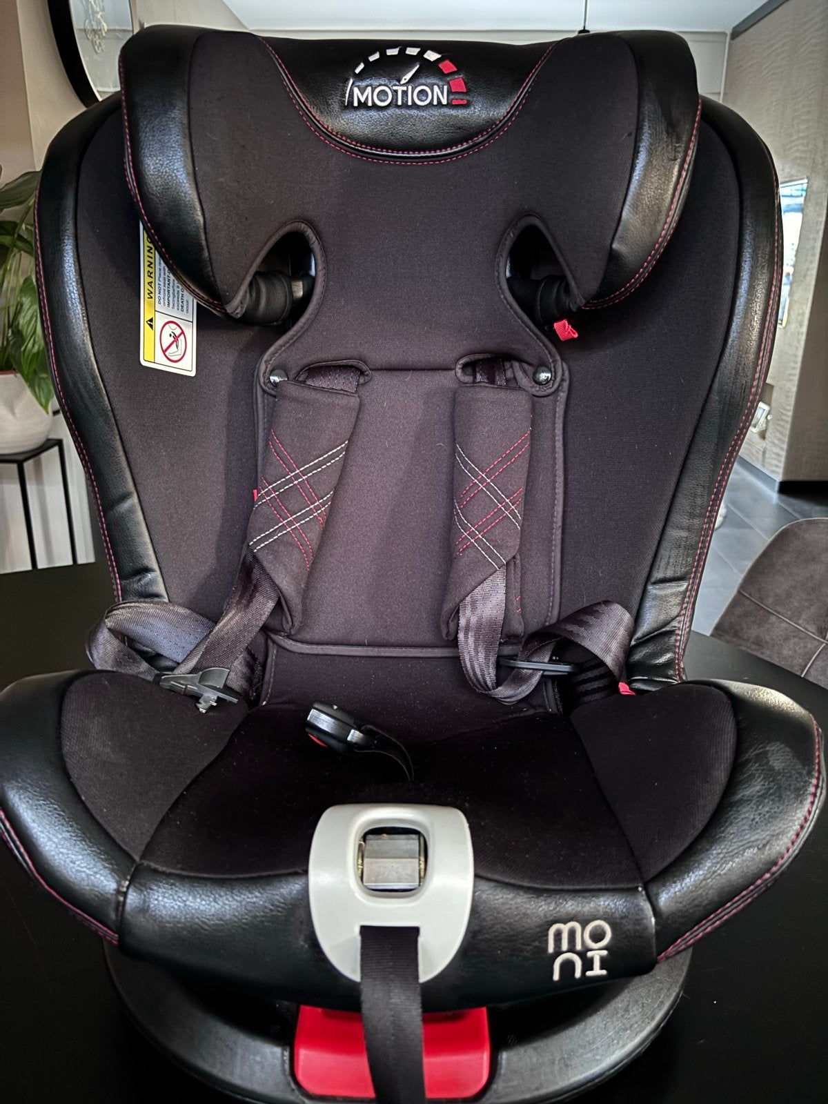 Autostoel Motion 0-36 kg met Isofix en gordelbevestiging, Autogordel of Isofix, Gebruikt, Zijbescherming, Ophalen
