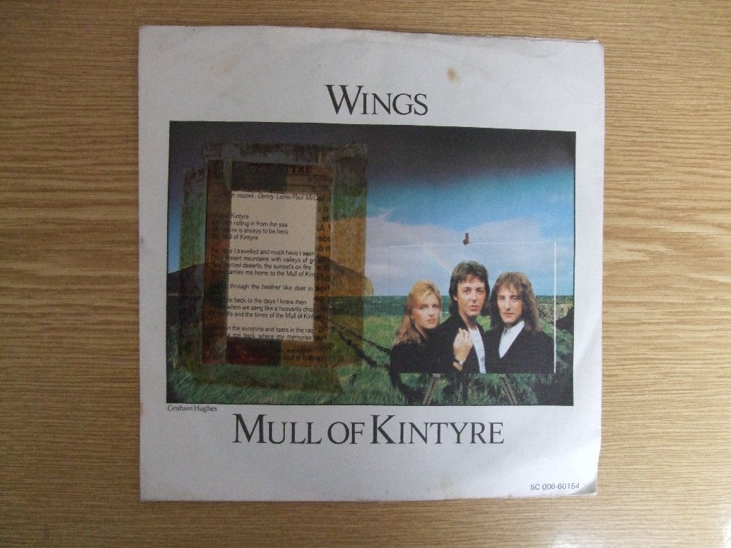 WINGS    MULL OF KINTYRE / GIRLS SCHOOL, Cd's en Dvd's, Vinyl Singles, 7 inch, Ophalen of Verzenden, Zo goed als nieuw, Pop