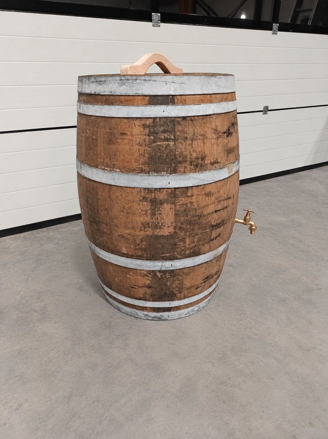 Eiken wijnvaten 225 liter | Regenton | Houten wijnton | €100, 150 liter of meer, Ophalen, Zo goed als nieuw, Hout