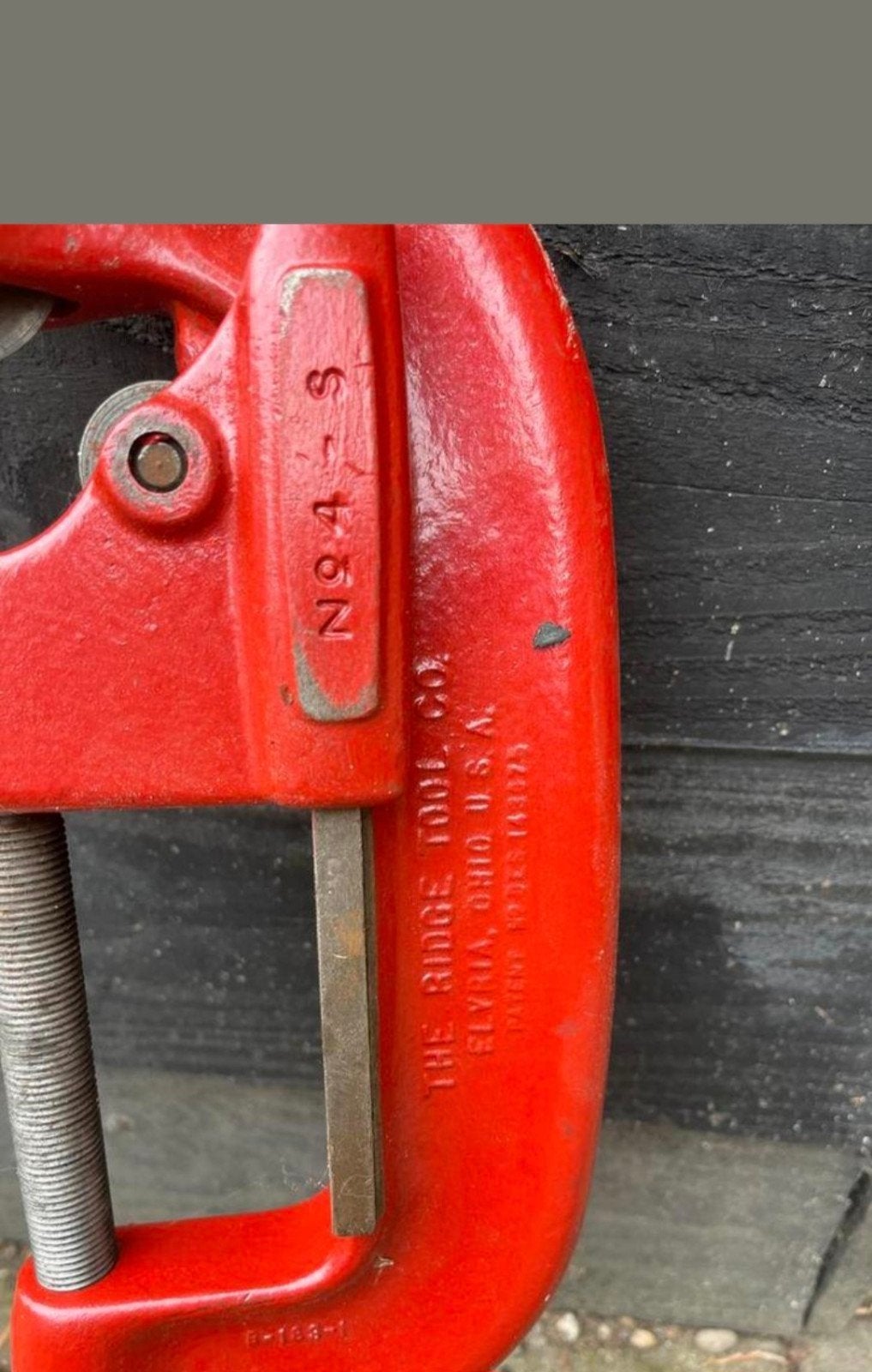 Pijpensnijder Ridgid Tool, Ophalen