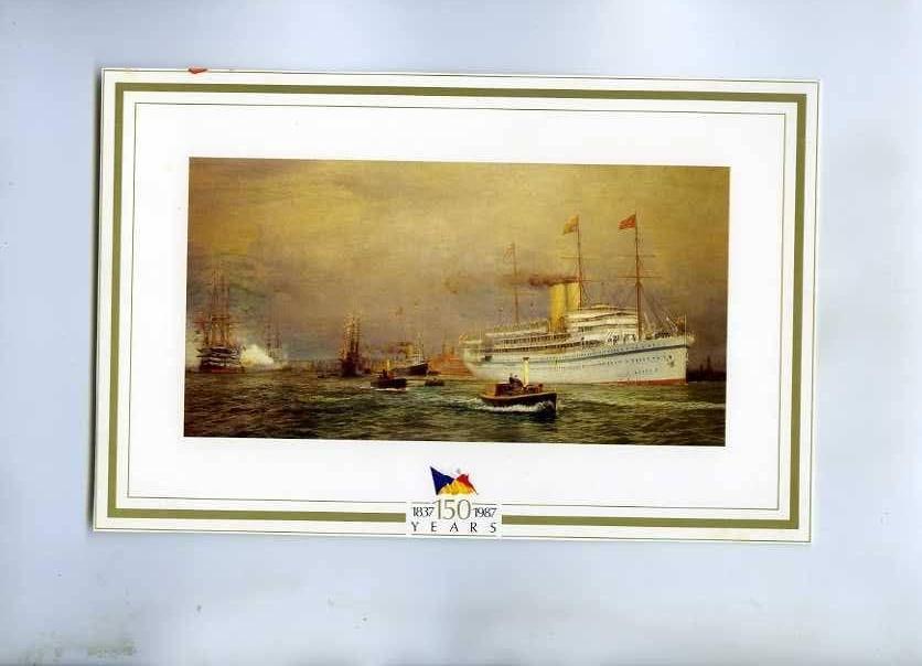 scheepvaart-grootformaat/foto-P&O-4x, Ophalen of Verzenden, Zo goed als nieuw, Boek of Tijdschrift