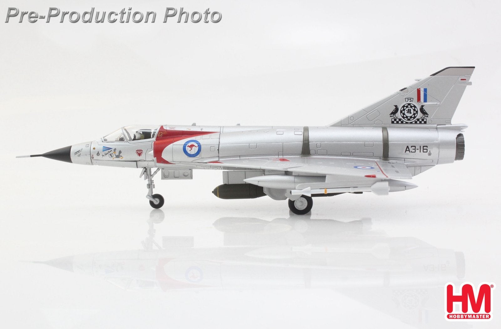 Hobby Master HA9855 | Dassault Mirage IIIO, Ophalen, Schaalmodel, Nieuw, Pilot Station