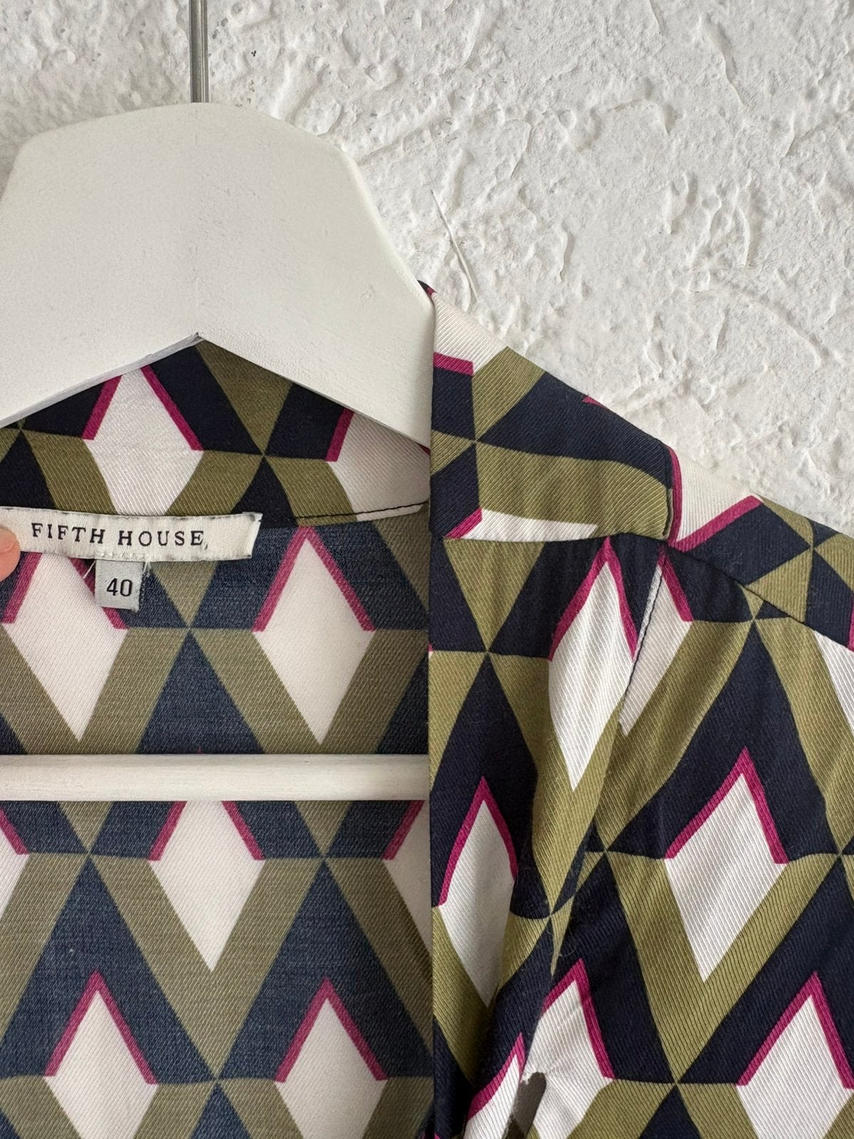 Fifth house blouse groen print 40, Ophalen of Verzenden, Zo goed als nieuw, Maat 38/40 (M), Groen