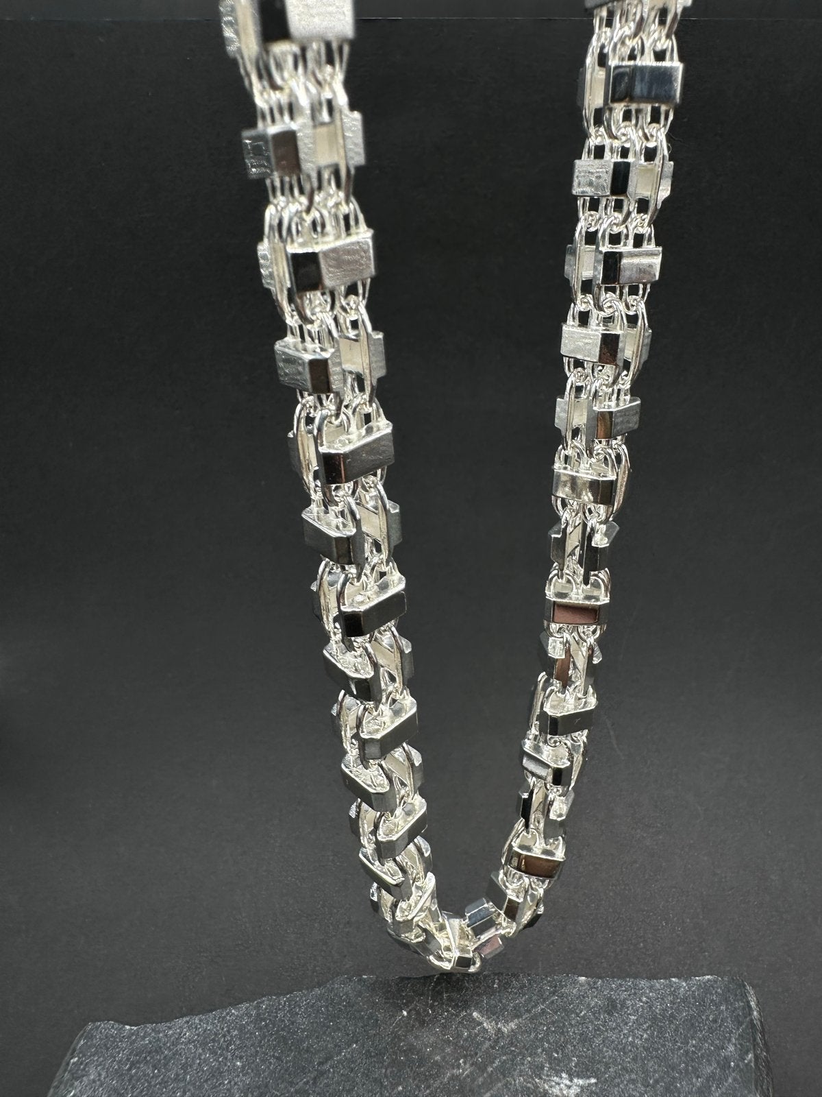 925 Zilveren Dikke Magnum Ketting 70 cm 10 mm, Ophalen of Verzenden, Nieuw, Zilver