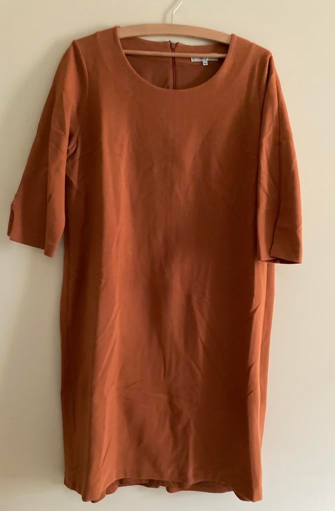 Lynde College Style terra jurk XXL, Kleding | Dames, Maat 46/48 (XL) of groter, Oranje, Ophalen of Verzenden, Gedragen