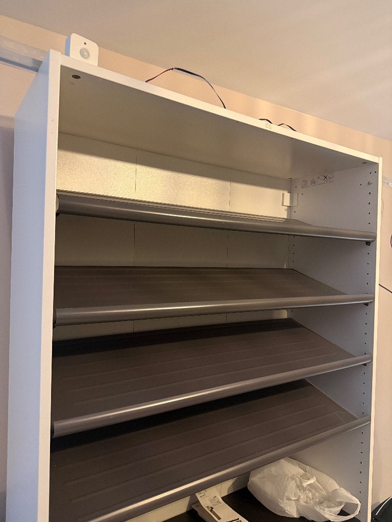 4x Ikea KOMPLEMENT schoenenplank grijs 100x35 cm, Ophalen, Gebruikt